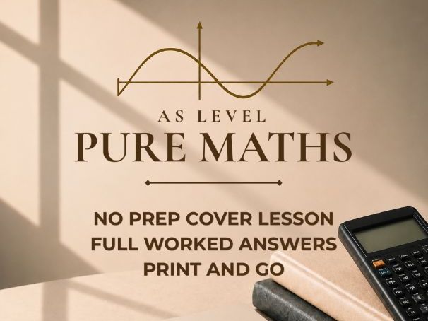KS5 / AS Level Pure Maths Cover Lesson: The Unit Circle (No Prep)