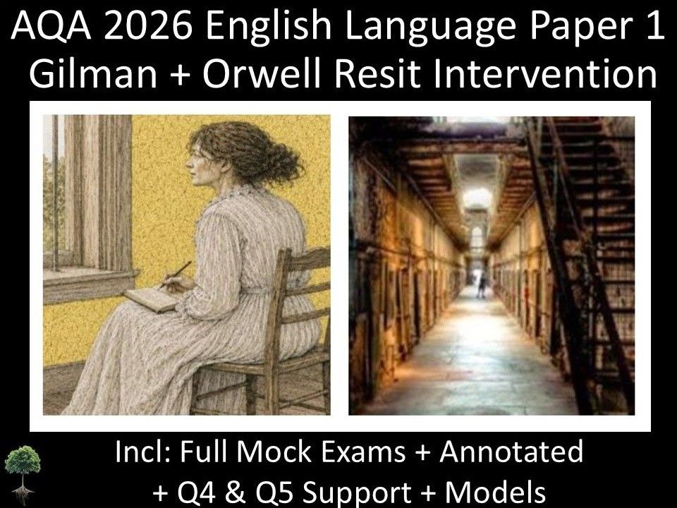 Two AQA 2026 English Language Paper 1 | Post 16 Resit Intervention