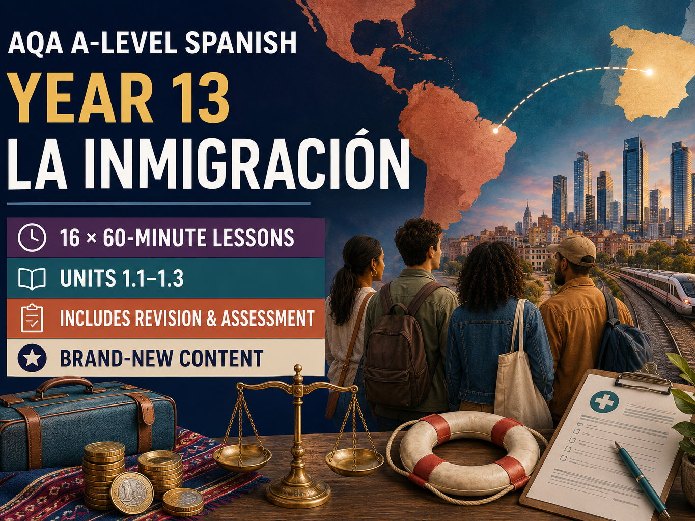 A level Spanish - La inmigración - FULL UNIT OF WORK