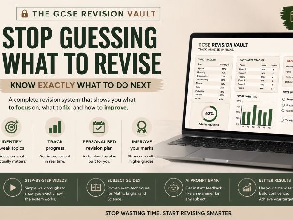 GCSE Revision Tracker & Resource Vault System
