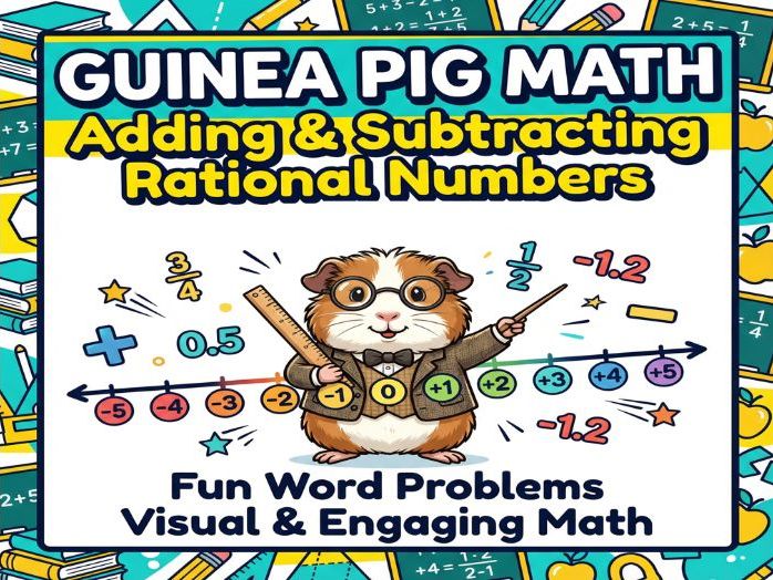 Guinea Pig Maths: Adding & Subtracting Rational Numbers | KS3 Year 7