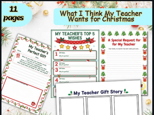 What I Think My Teacher Wants for Christmas