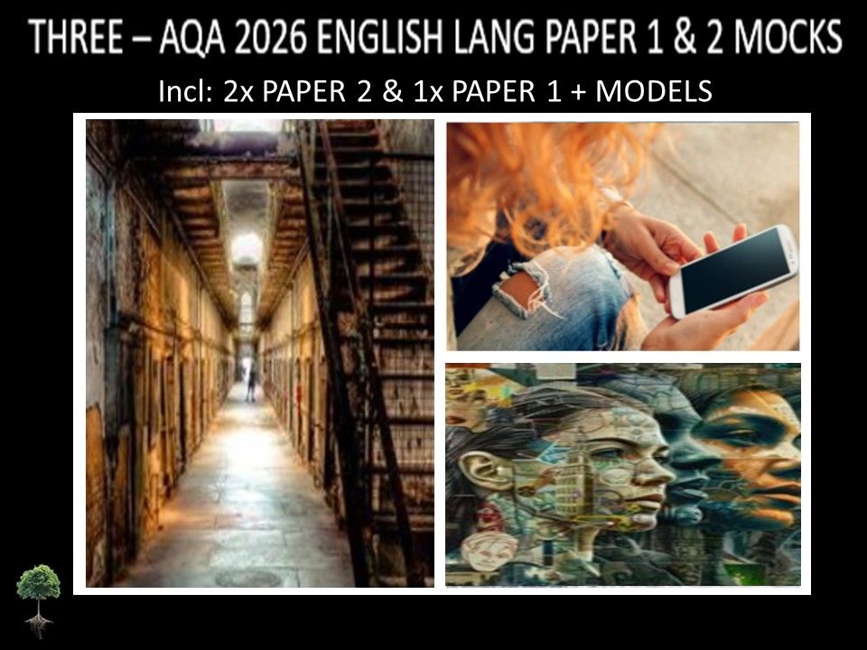 THREE - AQA PAPER 1 & 2 | 2026 FULL MOCKS | MODELS
