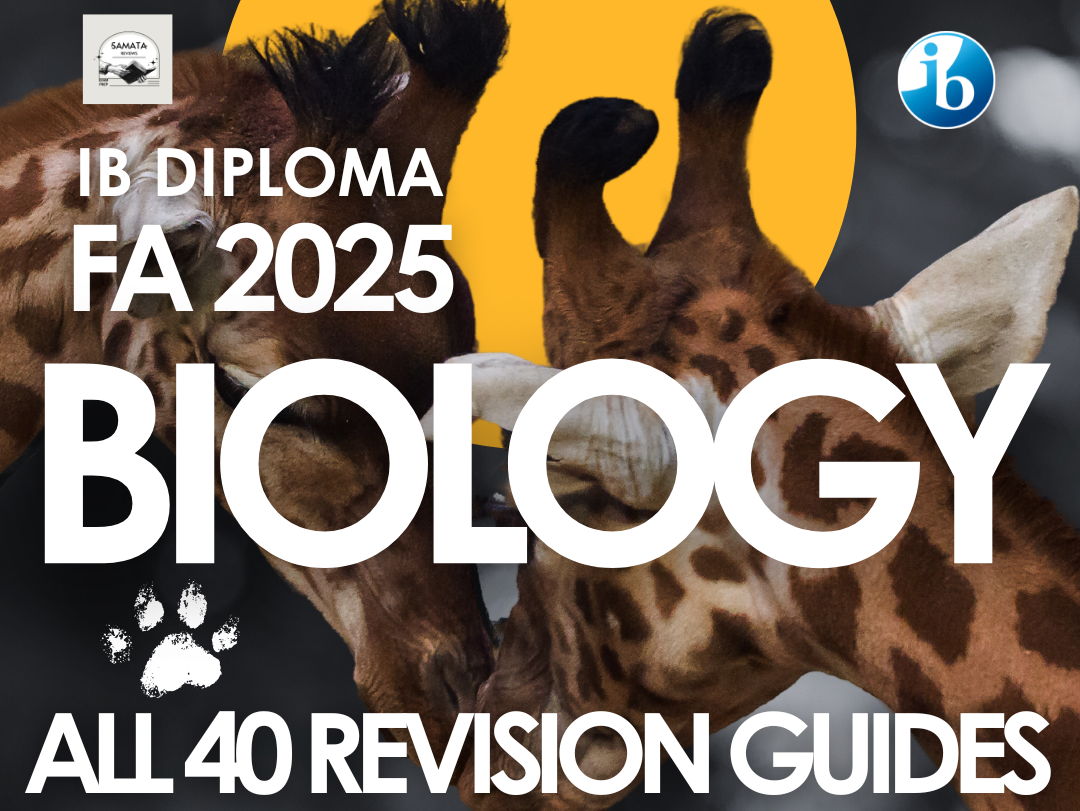 IBDP Biology Complete 40 Revision Guides Bundle | Themes A–D | First Assessment 2025 | SL & HL |