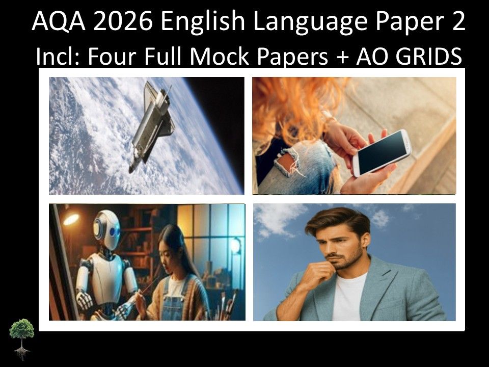 Four AQA 2026 English Language Paper 2 Mocks | AO GRIDS