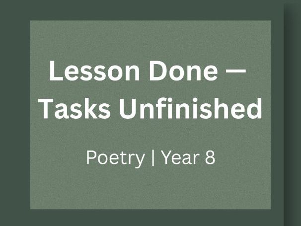 Alan — Reading & Writing Lesson | Metaphor & Mood | Attention Diversion | Year 8 (KS3)