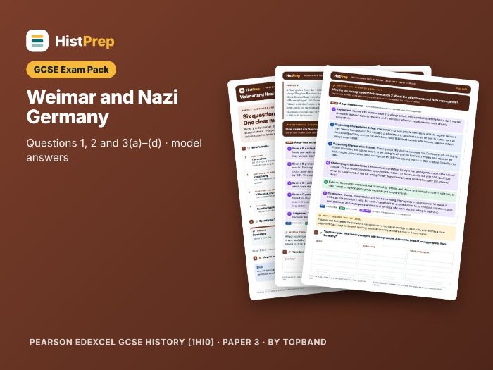 Weimar & Nazi Germany Exam Pack (Edexcel)