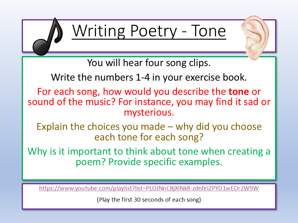 Poetry Tone