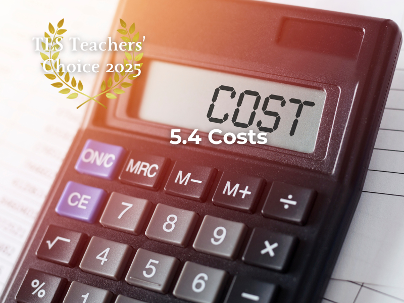 Cambridge AS Business Finance Costs PowerPoint 2026-2028 Exams Complete Unit 5.4 Resource 9609