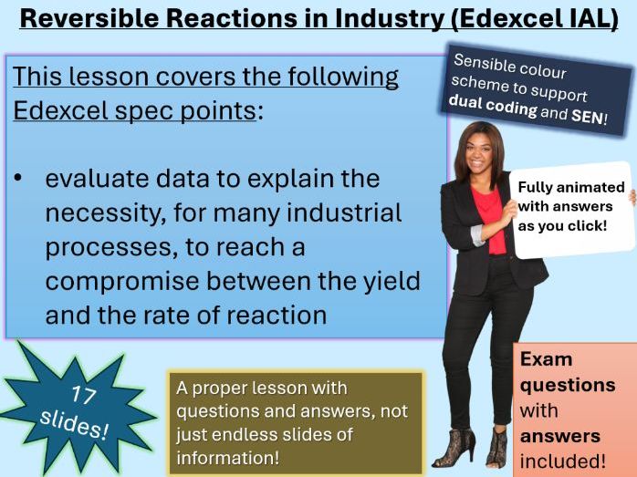 Reversible Reactions | Haber Process | Full Lesson (click for video preview)