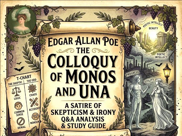 The Colloquy of Monos & Una Q&A Analysis of Poe Science Fiction Sub Plan