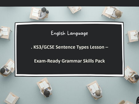 KS3/GCSE Sentence Types Lesson – Exam‑Ready Grammar Skills Pack