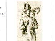 Saint Thomas de Cantiilupe ( c.1218-1282)  Bishop of Hereford (1275-1282)