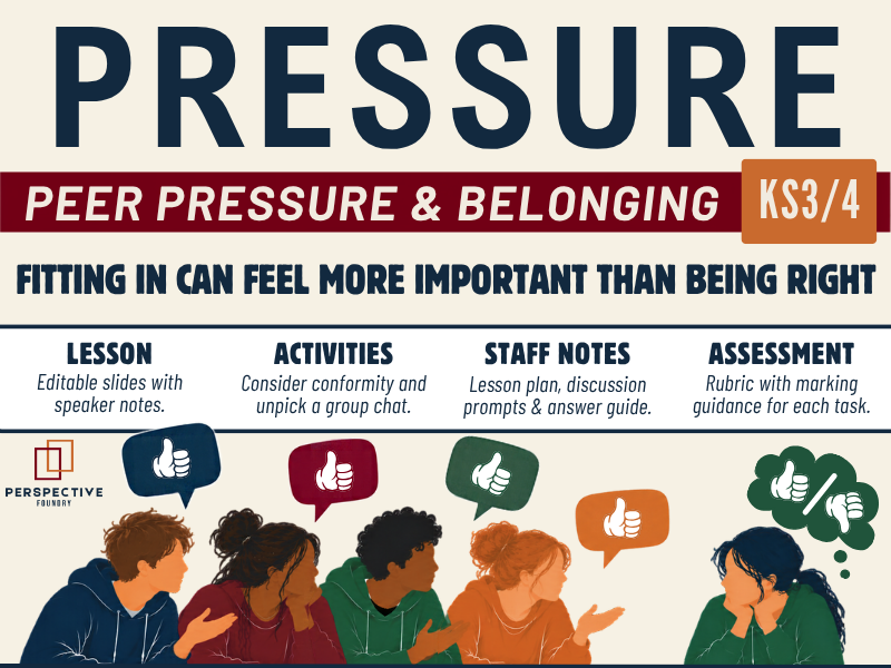 Peer Pressure & Social Media PSHE KS3/4