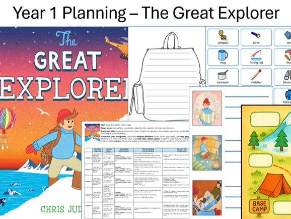 The Great Explorer – Year 1 English Writing Planning Unit