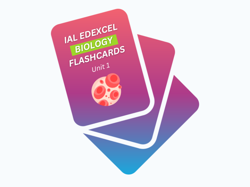 Edexcel IAL Biology: Unit 1 Anki Flashcards