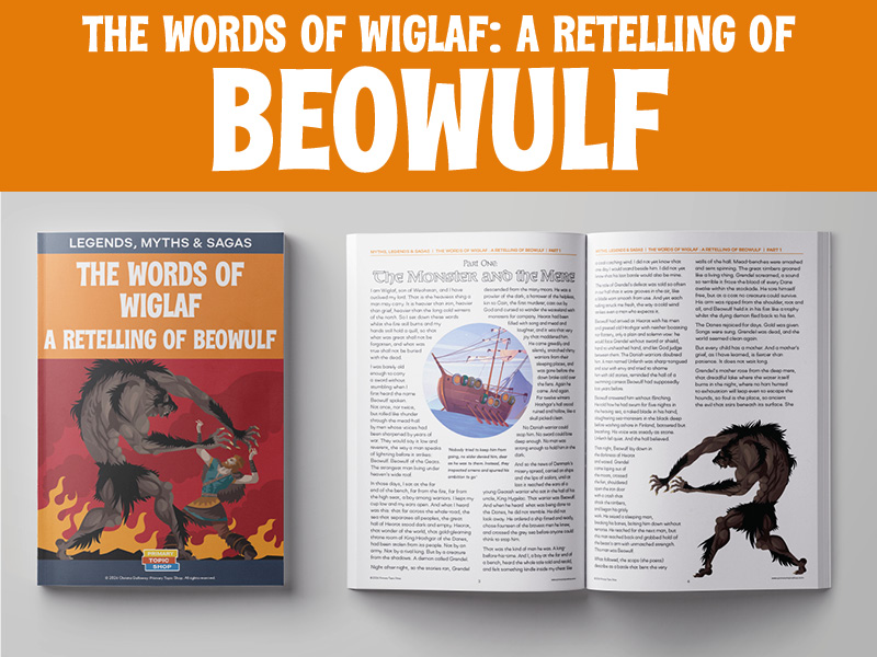 The Words of Wiglaf: A Retelling of Beowulf - Complete Unit (Parts 1–3) | Year 6–7
