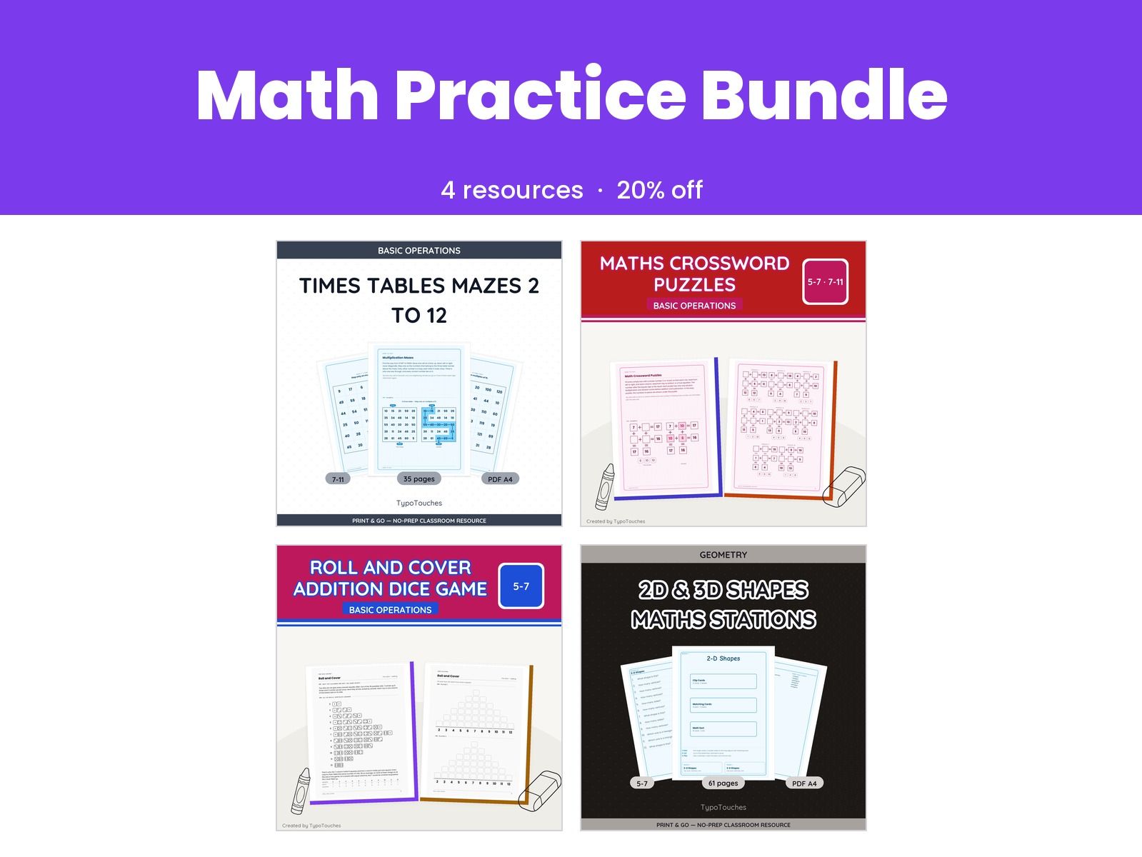 Math Practice Bundle