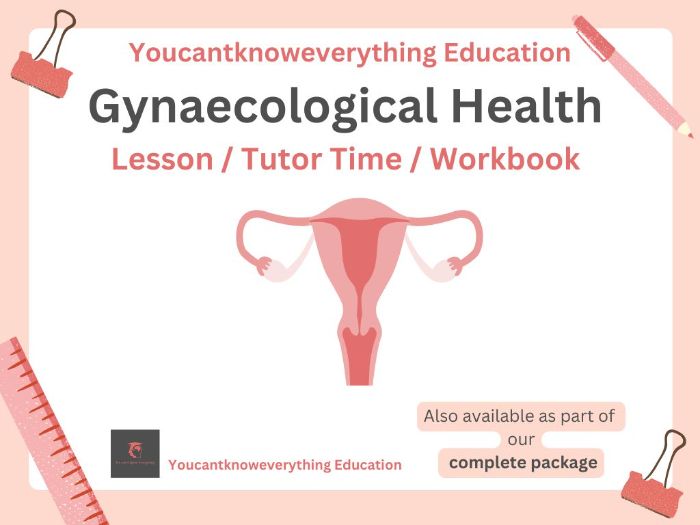 Gynaecological Health Pupil Workbook