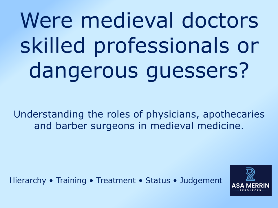 Medieval Doctors: Physicians, Apothecaries & Barber Surgeons | GCSE Medicine Through Time Lesson