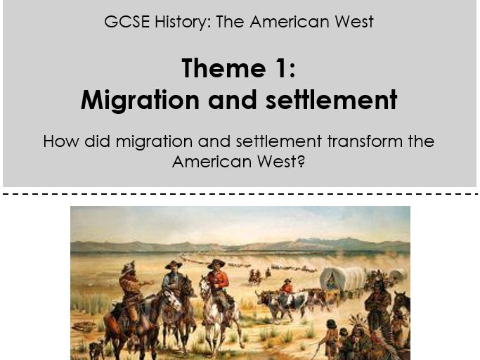 GCSE History American West Booklets