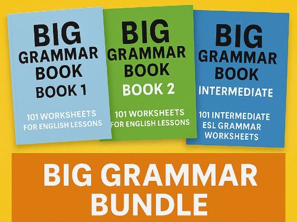 Big Grammar Bundle – Beginner & Intermediate ESL