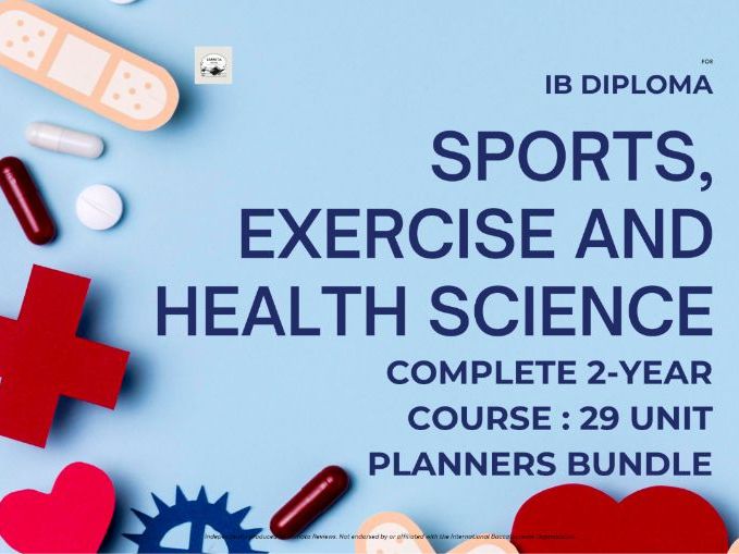 IB DP Sports, Exercise and Health Science — 29 Core Subtopic Unit Planners Bundle | SL & HL