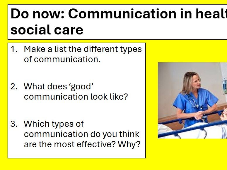 AAQ Level 3 Health and Social Care Unit 3 Principles of Health and social care practice 3.4 (L1)
