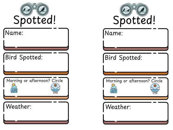 Bird Spotting Pack