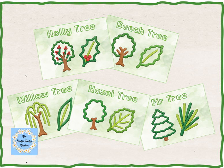 Tree Playdough Mats (Woodland & Nature Fine Motor Activity)