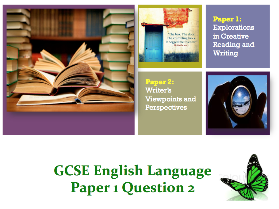 AQA GCSE English Paper 1 Question 2 revision | Teaching Resources