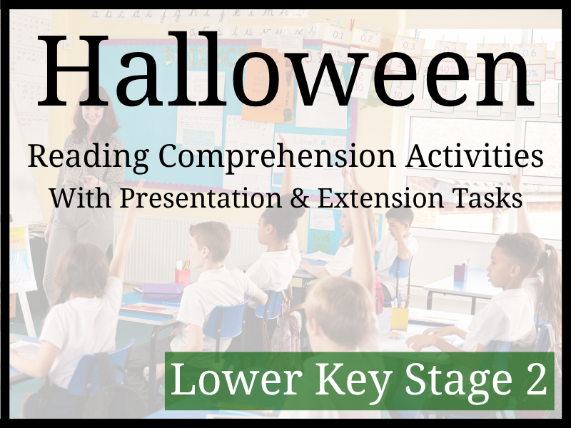 Halloween Reading Comprehension Activities | Year 3 & Year 4 | LKS2