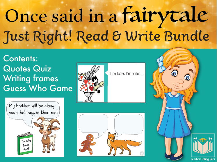 Just Right, Read and Write Bundle