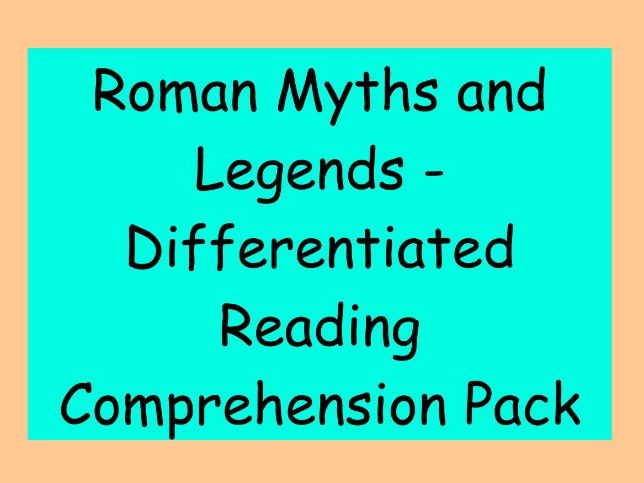 Roman Myths and Legends – Differentiated Reading Comprehension Pack (LKS2)
