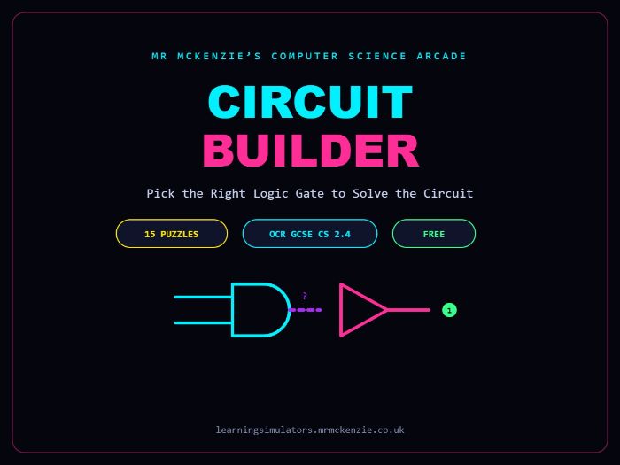 Circuit Builder Arcade - Logic Gate Puzzles