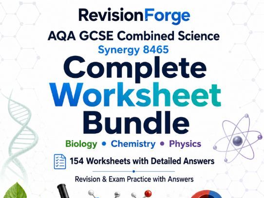 AQA Synergy 8465 Science WS Bundle + Answers