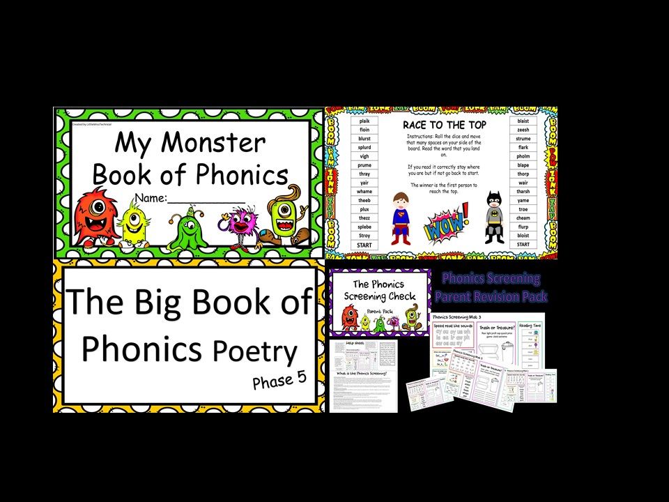 Mega Phonics Screening Check Revision Bundle