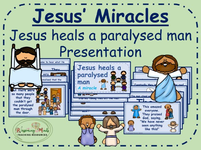 Jesus' Miracles - Jesus heals a paralysed man presentation