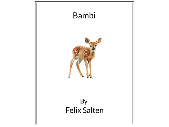 Bambi by Felix Salten (Lesson Plan)