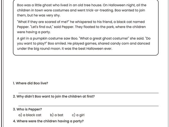 Halloween Activities for Kids | No Prep Coloring Pages, Worksheets & Puzzles | Cute Not Scary | Grad
