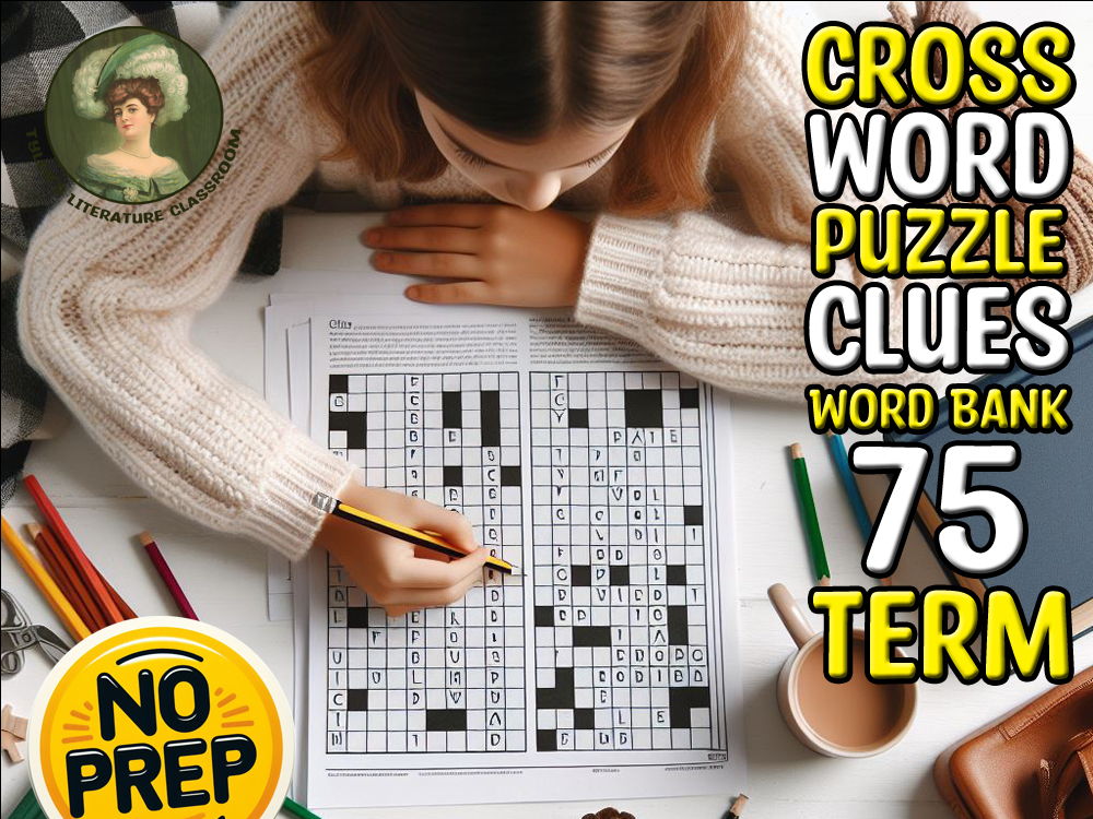 Informational Text #1-5 ELA Vocabulary Crossword Puzzle