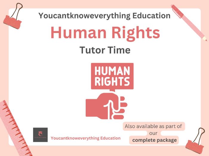 Human Rights Tutor Time