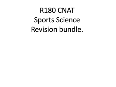 R180 CNAT Lessons 1 - 6 revision powerpoint bundle