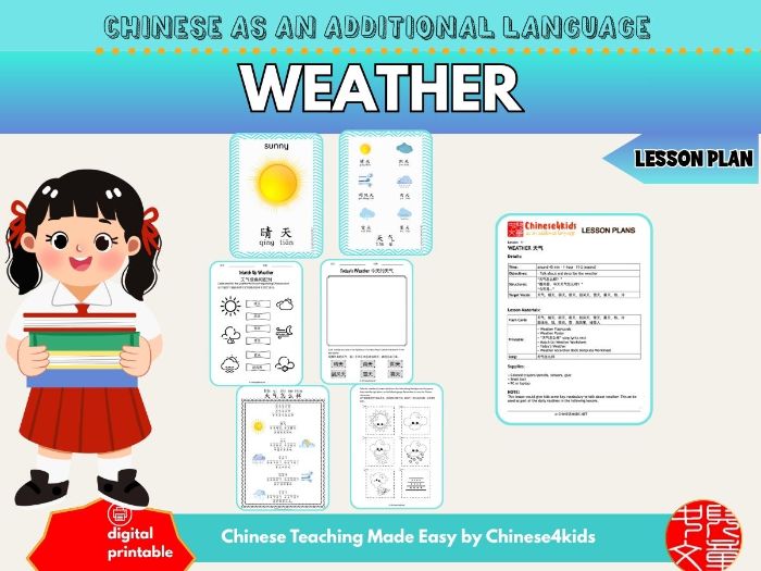 Weather - Mandarin Chinese Lesson Plan