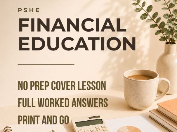 PSHE / Financial Education Cover Lesson: FICO Score Weighting Mathematics (No Prep)