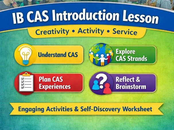 IB CAS Introduction Lesson – Understanding Creativity, Activity, Service (IB Diploma Programme)