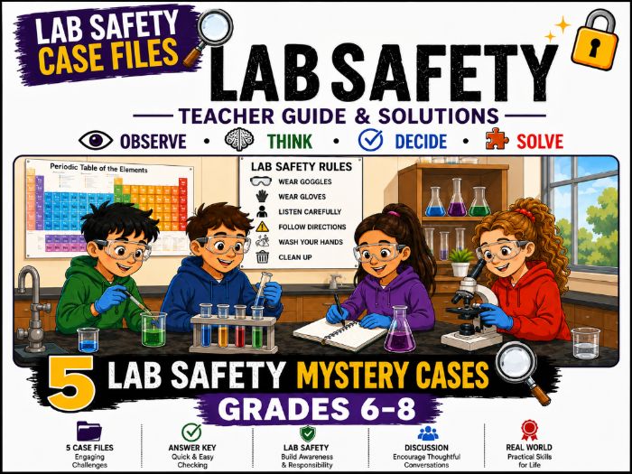 Lab Safety Mystery Cases | KS3 Science
