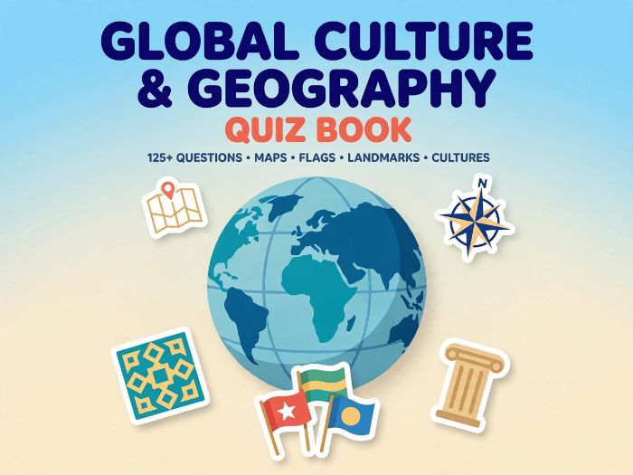 Around the World Quiz Book For Kids