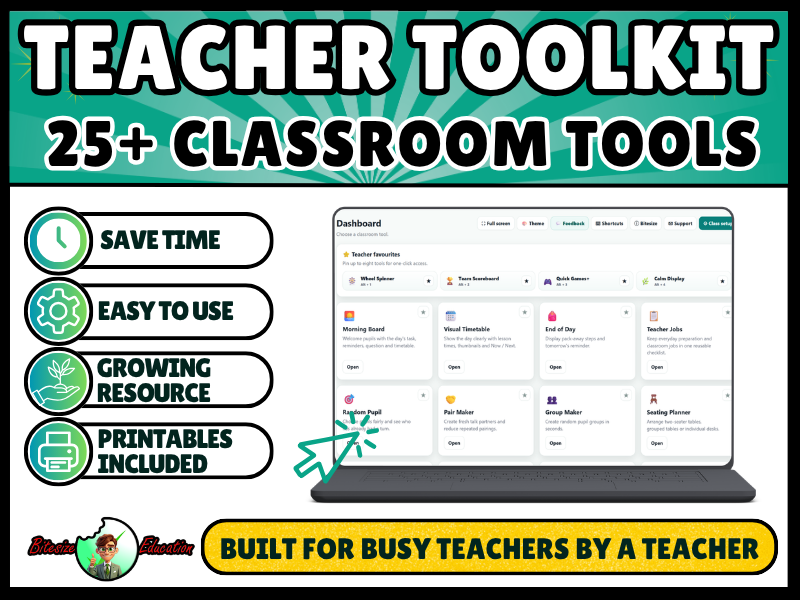 Teacher Toolkit | 25+ Interactive Classroom Management Tools for Primary Teachers