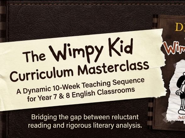 Diary of a Wimpy Kid Novel Study Unit | Years 7–8 English | Reading ELA